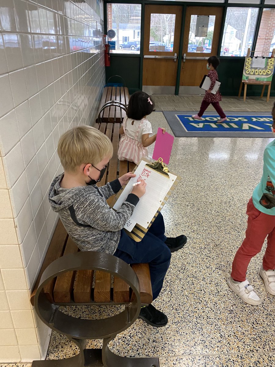 Preschool went on a 2s walk to find all the 2s in school.#celebrating2-2-22 ⁦@MrGerstner_FCPS⁩ ⁦<a href="/FCPSR5/">FCPS Region5</a>⁩