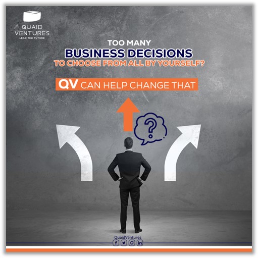 Quaidventures's tweet photo. As a startup, there may be many business decisions that you would have to choose from in your everyday dealings.
Are these decisions becoming too much for you to handle?
Are you worried about choosing the right path to growth &amp; success? https://t.co/JtSbQsMBRa