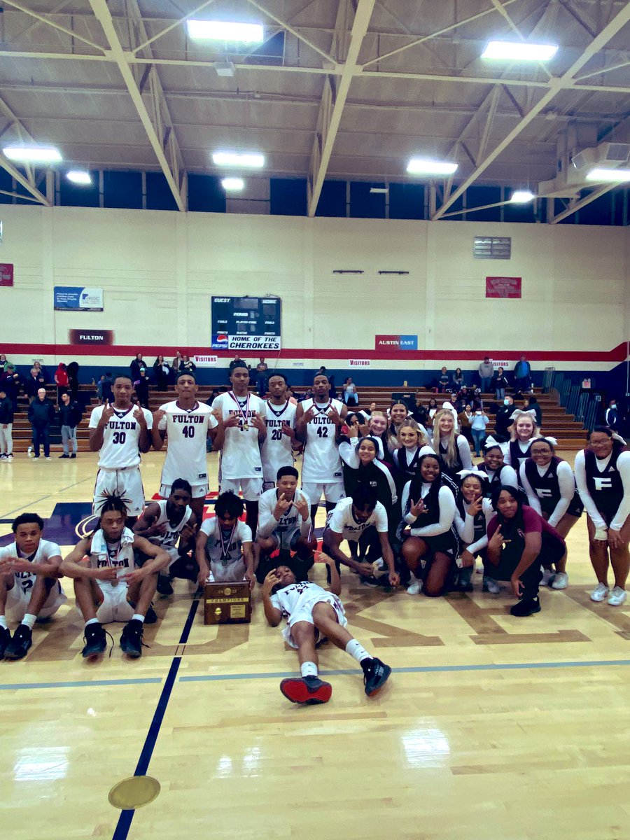 FultonBBall's tweet photo. District Championship
Final at South-Doyle
Fulton 64
South-Doyle 63
The Falcons are the District 5- 3A Champions! Falcons will be in action again on Saturday at Fulton in the region quarterfinals game!
#fultonhoops #FultonFamily https://t.co/msU0vcfR95