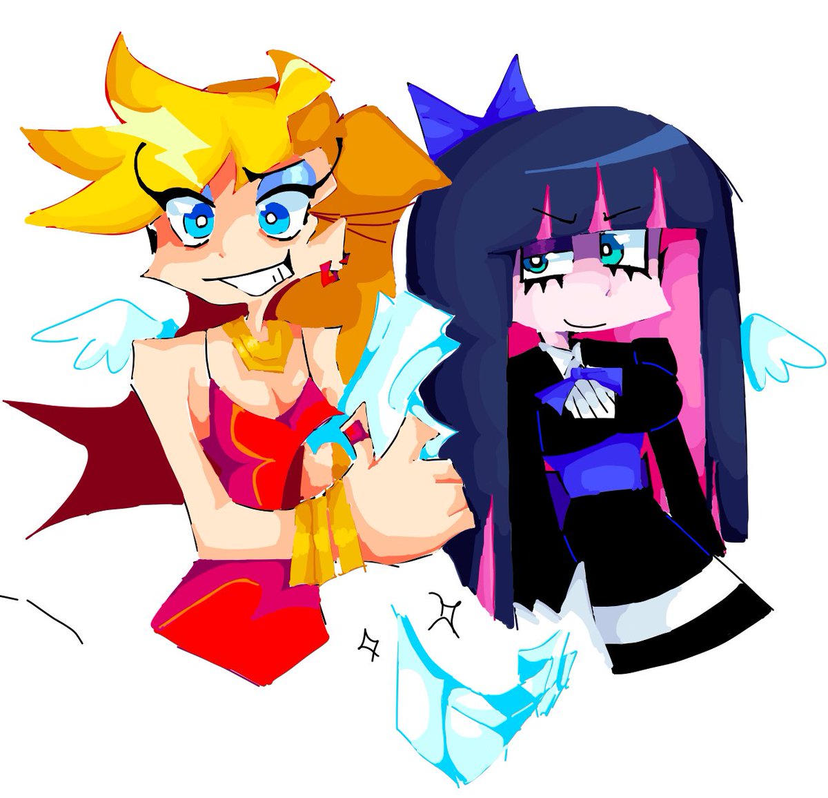 Anarchy posting Finally figuring out how to draw Stocking #pantyandstocking...