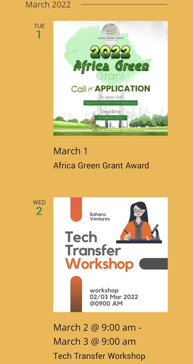 📌#Udadisi(udadisi.com)is daily curating+crowdsourcing #events broadly defined—conferences,workshops,fellowships,scholarhips,exhibitions,calls for papers etc—at udadisi.com/events/, if you are advertising such an #event tag/DM <a href="/udadisi/">UDADISI</a> or email editor@udadisi.com.