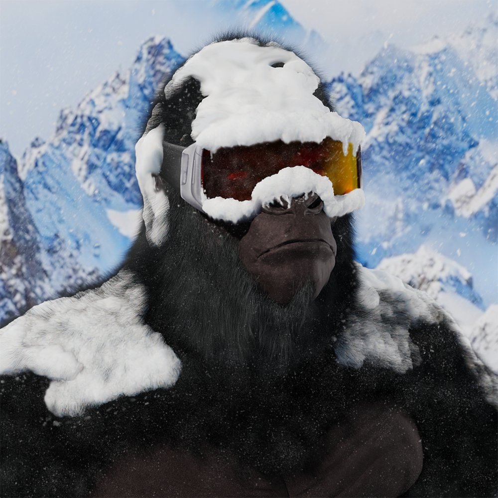 NFT RELEASE 💥

Our first Silverback - getting used to the cold, the snow and the mountains. The rest of his SunIce Silverback Circle is following soon.

❗️Don't forget to participate on our first White List Giveaway! The post is pinned 📌

#NFTdrop #NFTrelease #nftart #WhiteList
