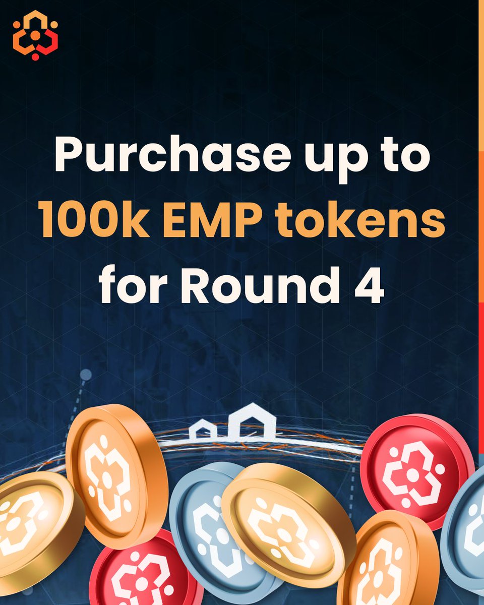 empowa_io's tweet image. 🔔 Reminder you can purchase up to 100k in EMP tokens for Round 4 of our #TokenSale ⏳🚀🪙

✅ Registration remains open for Round 4, so if you haven&apos;t already make sure to register, complete KYC and reserve/purchase EMP!

👉🏽 empowa.io/token-sale/

#Cardano #DeFi