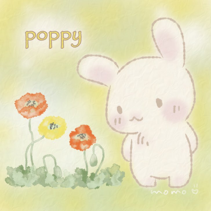 ももෆ Momo 2月23日 バースデーカラーは菜の花色 誕生花は ポピー 沈丁花 杏 ポピーの花言葉は いたわり 思いやり など 2月23日 バースデーカラー 誕生花 うさぎ イラスト T Co Vfsovzkrdy Twitter