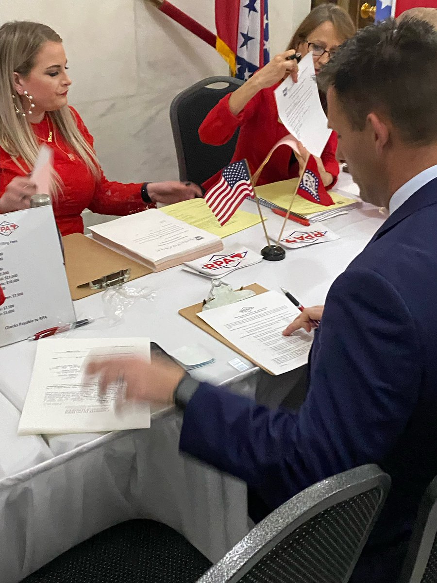 RJHawk's tweet image. It was a great day at the Capital as I made my District 81 State Representative campaign official! Spread the word if you live in Bryant, Alexander, Shannon Hills! #HawkForStateRep 
@babblingbrooks5 @ARSenMissyIrvin