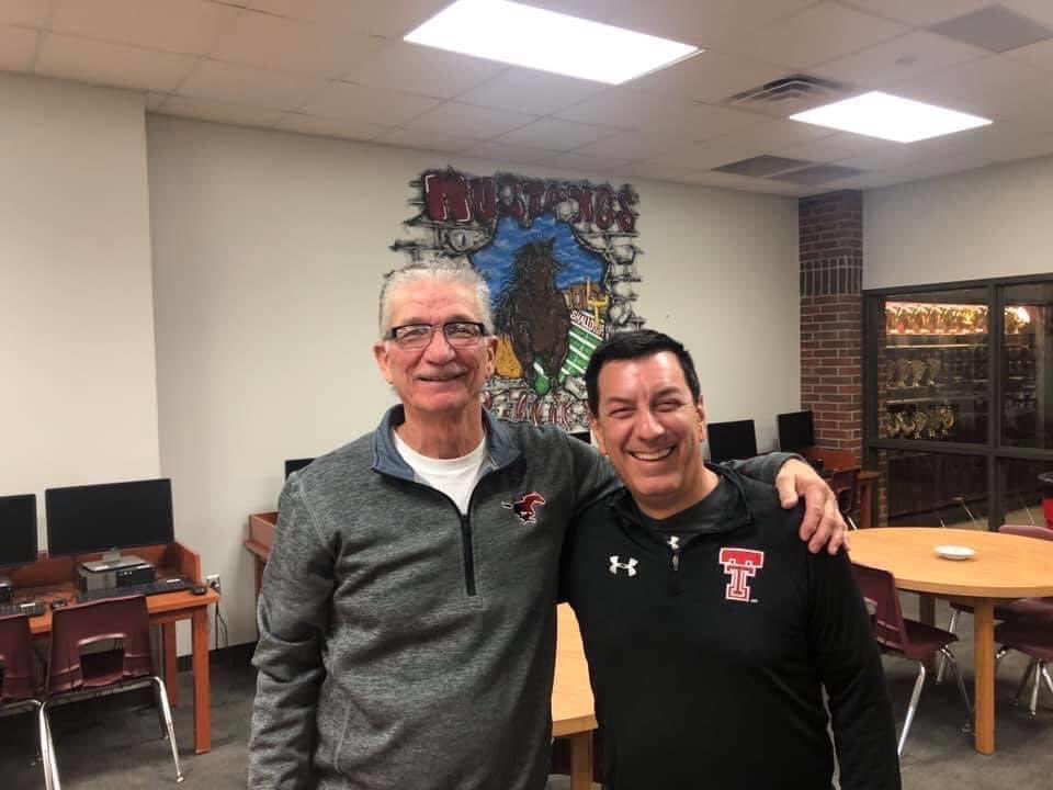 pchristy11's tweet photo. After Shallowater lost to Canadian tonight, Chuck Darden announced his retirement to the team

He is a legend!

THANK YOU COACH https://t.co/10oEwpkRWA