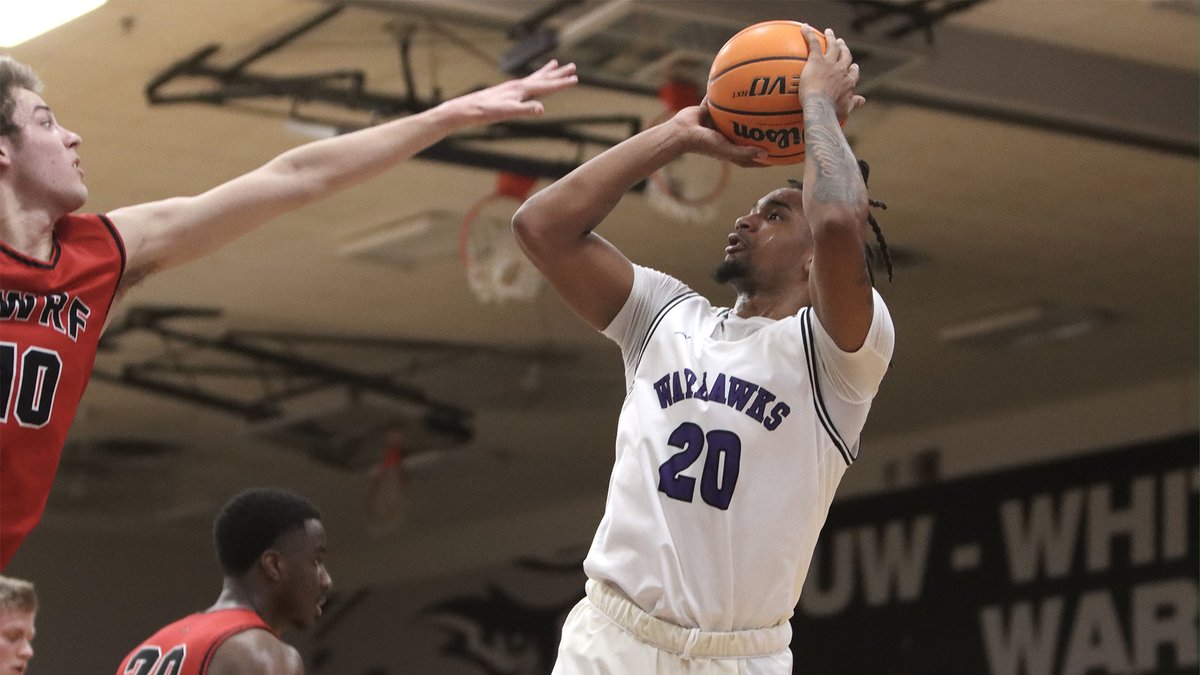 UWWAthletics's tweet photo. Elijah Lambert posted a career-high 25 points as the @UWWMensHoops team advanced to the semifinals of the WIAC Tournament (presented by Culver's) with a 72-49 win against UW-River Falls on Tuesday night at Kachel Gymnasium: https://t.co/z6kJTjQyVM

#d3hoops https://t.co/eXOv0dddjW