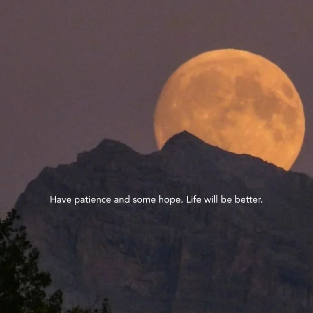 techvlogyt's tweet image. Have patience and hope. 
life will be better..🤗

#motivation #Motivationalquote #MotivationalQuotes
