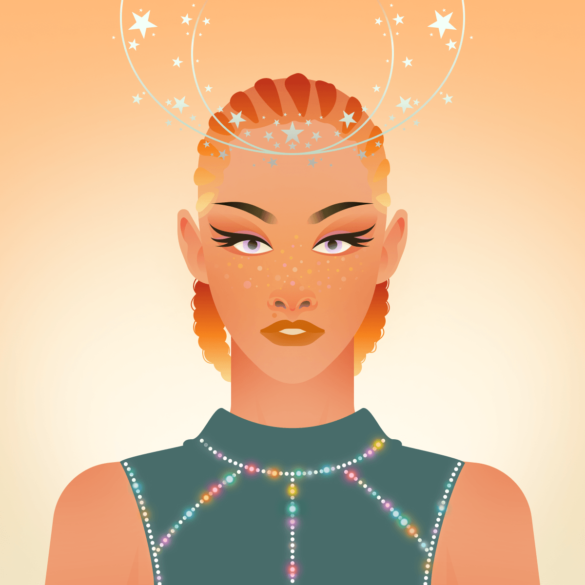 minted these 2 gals by <a href="/bonniekatewolf/">Bonnie Kate Wolf</a>. Beautiful 😍