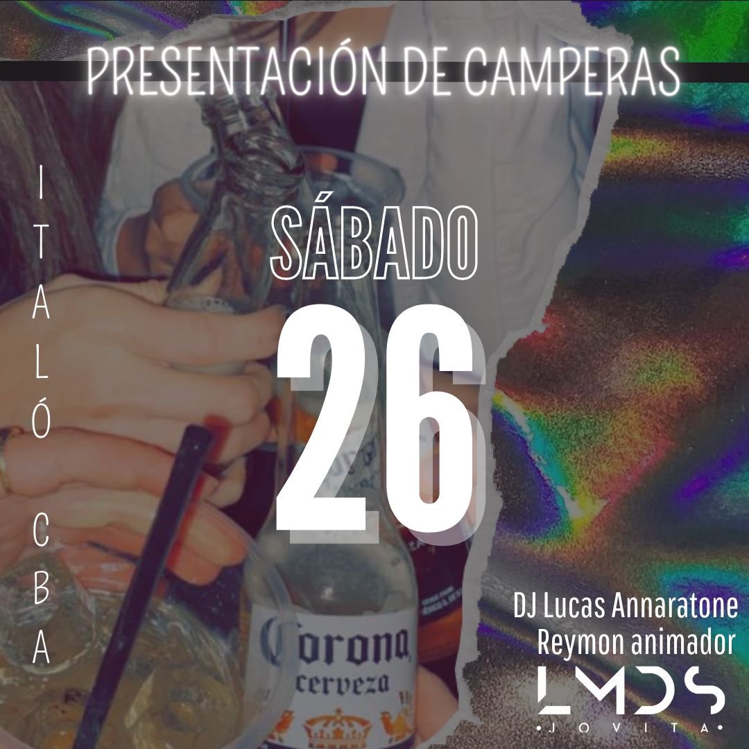 YA NO FALTA NADA🤩
📍Playon polideportivo.
 💵 Entrada en puerta $300.
 🚐 Traffic free!
 🚖 Remis free!
 ⚠️+15
 ⚠️Traer DNI.
  Los esperamos!
   PROMOCIÓN 2022🤩🥵🤯😝🥳