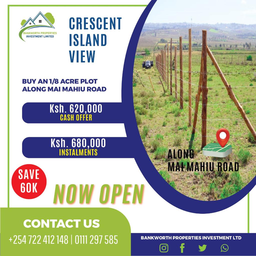 tell_cersei's tweet photo. #BankWorthPropertiesKE is the only company that gives you an opportunity to invest in lands at an affordable cost https://t.co/ZHAU05SnwM
