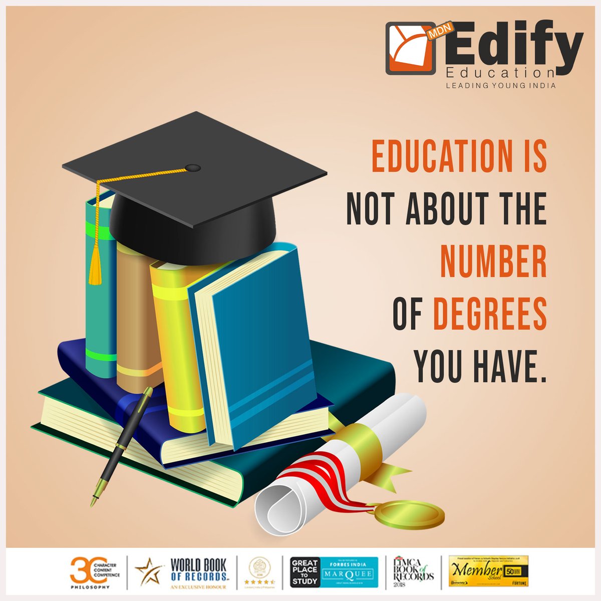 mdnedify's tweet image. Education is not about the number of degrees you have, it's about the amount of knowledge you acquire. 
#Education #degrees #knowledge #acquire #amount #edifyeducation #edifyschool