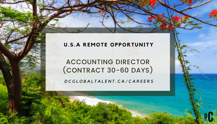 Seeking a certified accountant for a contract Director of Accounting role. Must have experience in transitions w/ hotel groups &amp; be available right away. The contract is 30-60 days &amp; can be remote (US) Opportunity to travel to Puerto Rico ✈️ Email daniela@dcglobaltalent.com