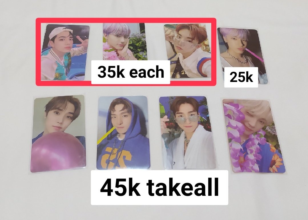 luvleejeno_'s tweet photo. HELP RT!!!
WTS IN RUSH (buat bantu bayar kuliah) PREFER TAKEALL / TAKE MIN 2 PC

- bisa oren
- maks keep event 25.2
- condi? dm
- cilegon, banten

harga takeall
- exo = 500k
- enhypen = 690k
- the boyz = 175k
- nct = 150k https://t.co/Zseljnrs9B
