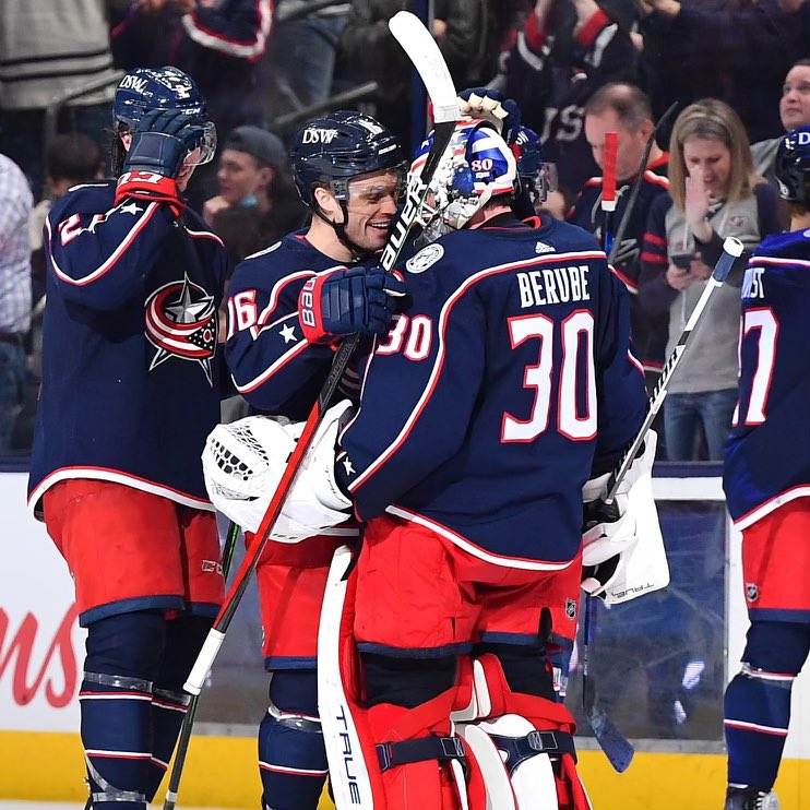 Massive win! Let’s keep it going. #CBJ