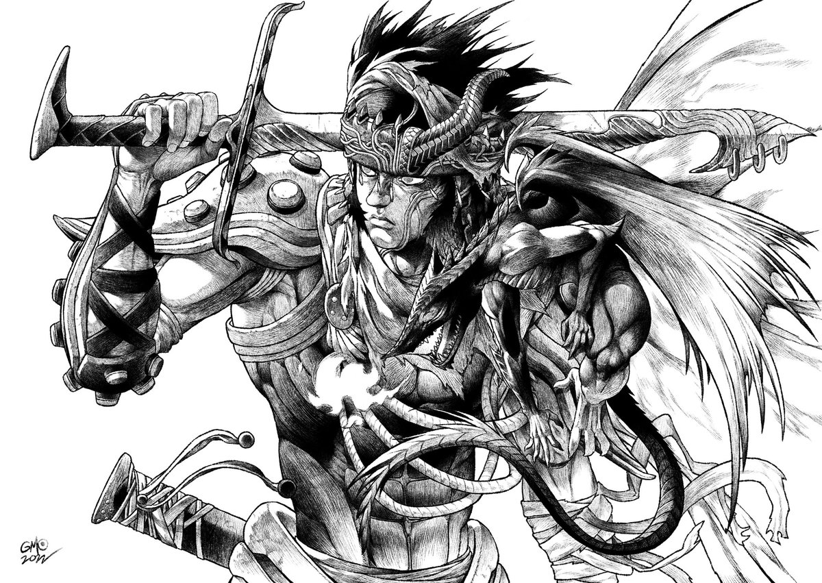 gmoshiro's tweet photo. The Nomad and the Black Dragon!

I'm open to Commissions! 

#dndart #commissions #art #ArtCommission #opencommissions #illustration #originalcharacter #drawings #Dragon #fantasyart #lineart https://t.co/UOMjYBBmcU