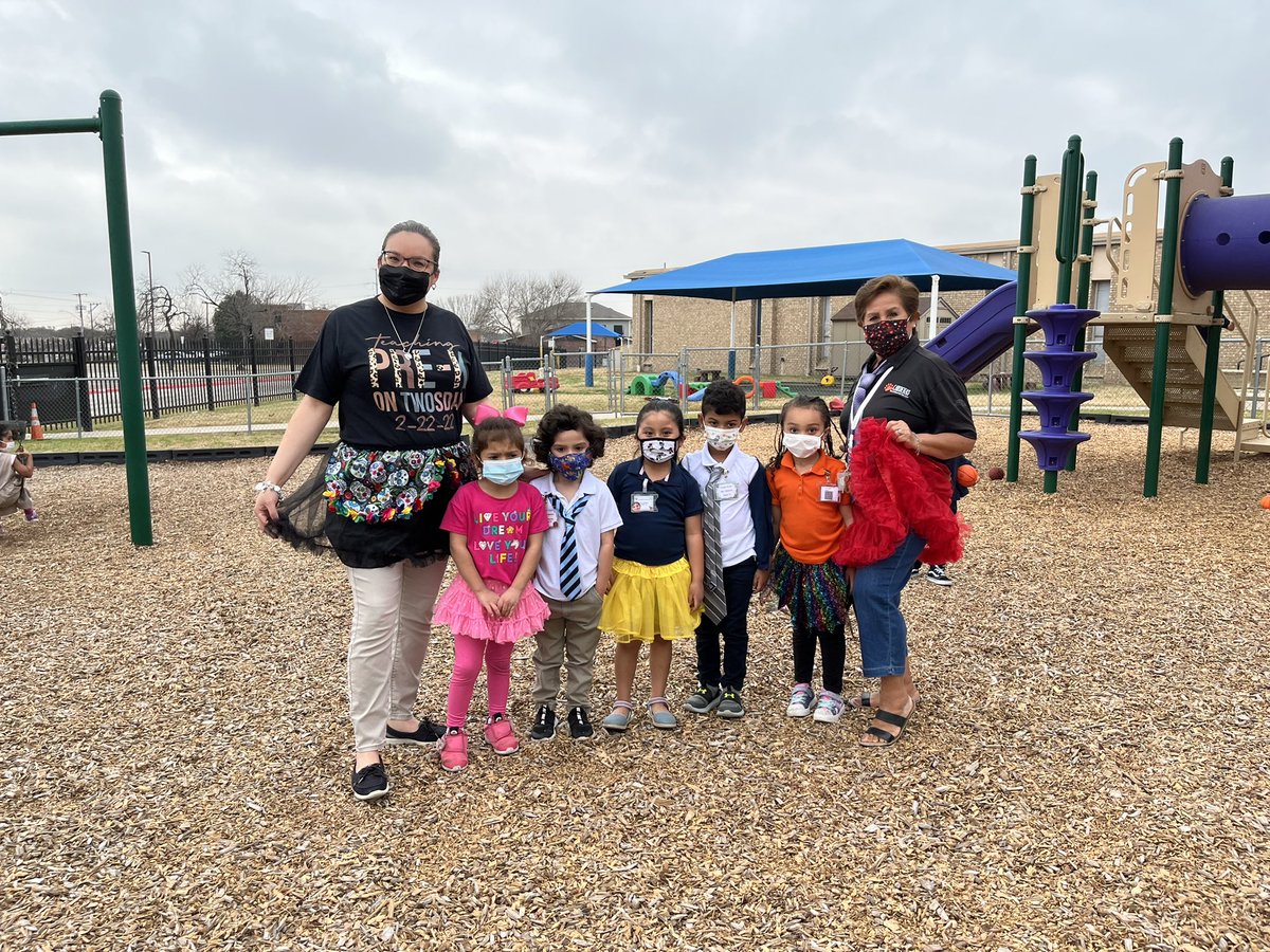 harleygrl80's tweet photo. Celebrating Twosday with tutus and ties! Making learning fun! @JOSECARDENASECC https://t.co/lipaUB7umj