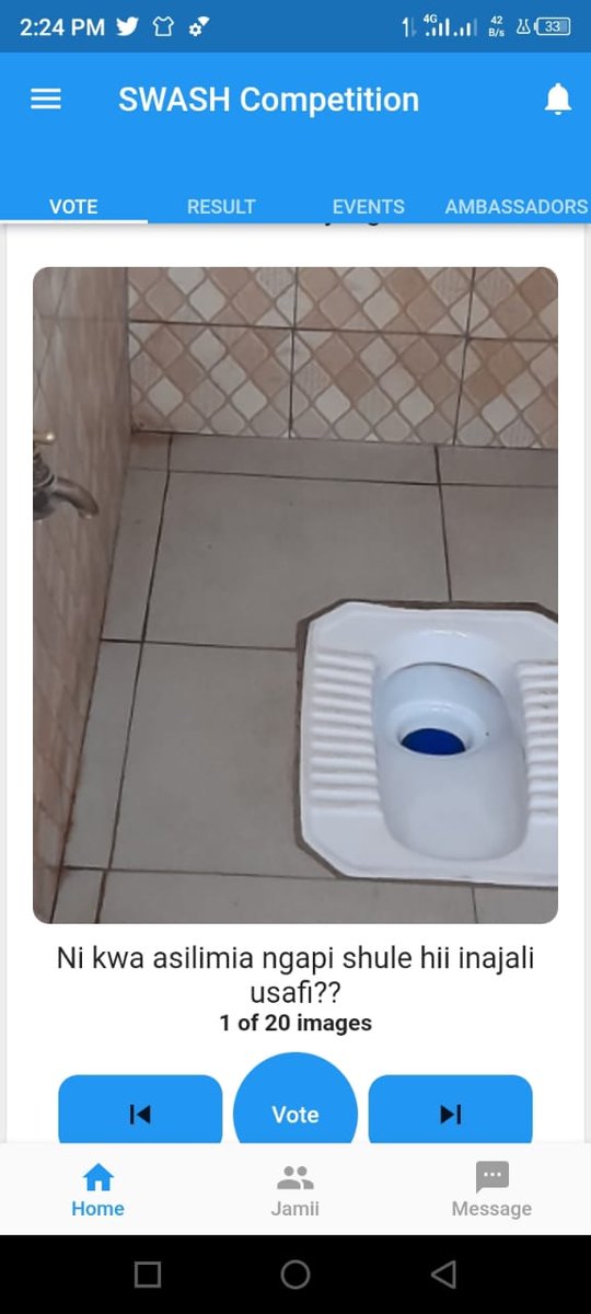 Y4CLab's tweet photo. Ili kushiriki #SWASHcompetition, download #SWASHcompetitionApp kutoka playstore, kisha pigia kura Kiwango cha usafi wa vyoo vya shule za msingi 20 kutoka  Ilala! 

@coict_udsm @UNICEFTanzania @hellenMaziku
@EmaSuleTheGreat @AgnithaJ @tranceTeo @Geuyah @charlesdotine @JohnMbundi https://t.co/wIhSjkSQZJ