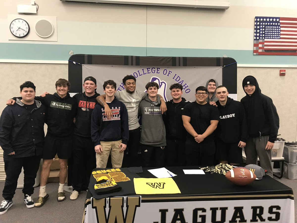 Windsor High Athletics (@whsca_athletics) on Twitter photo QB Chase Vehmeyer signed with College of Idaho tonight along side his Family, team, Coach Cronin and many supportive friends! so proud of your hard work, dedication to your education, sport, team, family & school community <a href="/ChaseVehmeyer/">Chase Vehmeyer</a> <a href="/HaroldAbend/">Harold Abend</a> <a href="/JustGusPD/">Gus Morris</a> <a href="/GHoward_Scout/">Gary Howard -Scout</a> QB Chase Vehmeyer signed with College of Idaho tonight along side his Family, team, Coach Cronin and many supportive friends! so proud of your hard work, dedication to your education, sport, team, family & school community <a href="/ChaseVehmeyer/">Chase Vehmeyer</a> <a href="/HaroldAbend/">Harold Abend</a> <a href="/JustGusPD/">Gus Morris</a> <a href="/GHoward_Scout/">Gary Howard -Scout</a>