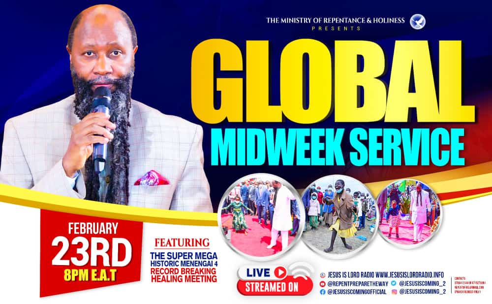 FridahEndala's tweet photo. Precious beloved people!
Please allow me invite us to JESUS IS LORD RADIO GLOBAL MIDWEEK SERVICE to see ourselves what GOD has been doing.Just look at the more than 5m crowd thirsty groaning for deliverance.#EmbracePreparedness
https://t.co/uYLOAfetzn https://t.co/5AF1lTCF7F