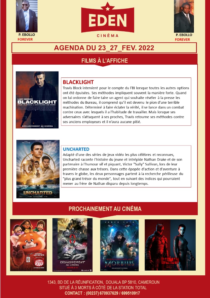 Ledawa's tweet photo. PROGRAMME DE LA SEMAINE
#CanalOlympiaBessengue
#CanalOlympiaYaounde1
#CinemaEden
#DCLP #YCLM https://t.co/4cCV3NHfAh