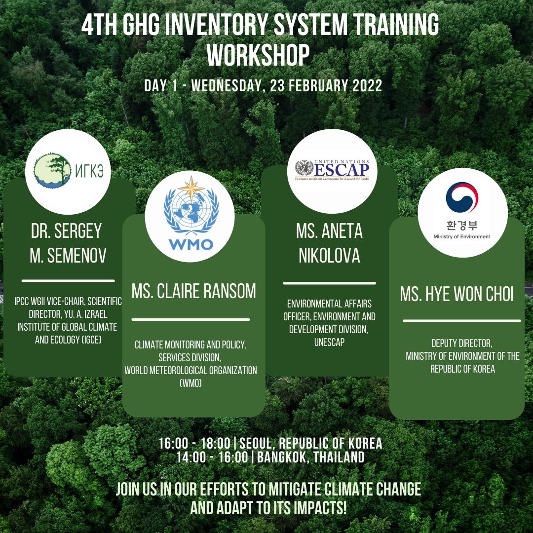 un_osd's tweet photo. 🌱Join us in the First day of 4th GHG Inventory Training Workshop!
We look forward to your attendance!
Zoom: https://t.co/YAnp2uB3Wt
Facebook Live: https://t.co/3ZRhtupPx1
#ClimateChange #GHG #SDG13 #ParisAgreement #UNDESA #UNOSD #IGCE #TGO #ClimateAdaptation #SDGs https://t.co/FZJ2vbm8Gg