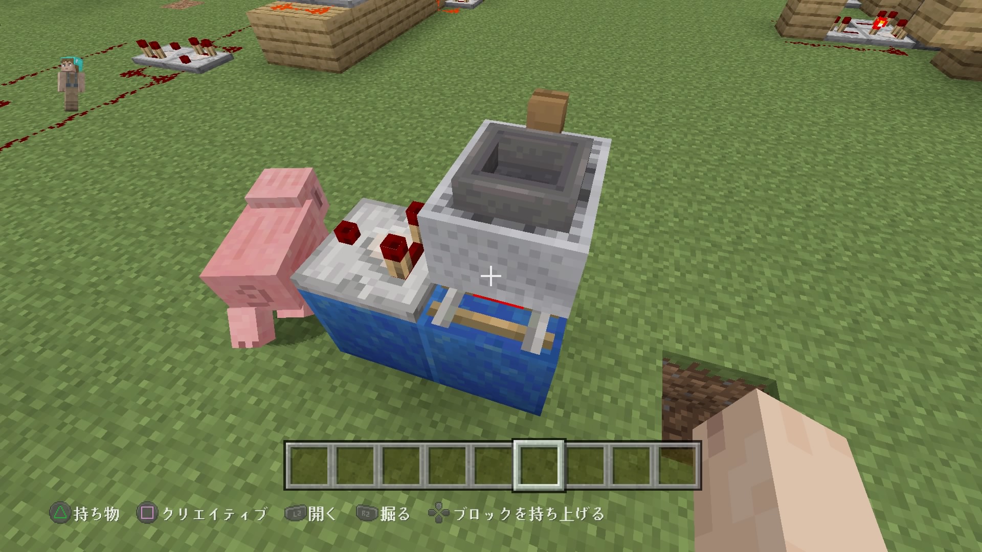 まったりしてくぅ マイクラps4 マイクラxjoo92 様のyoutube あ 今日休日と改めて気が付く わからない床ヨイショ式 面白い ホッパー付きトロッコと感知レール は回路の定番なのですねチェスト付きは不可だったがドロッパー使用で収集も出来