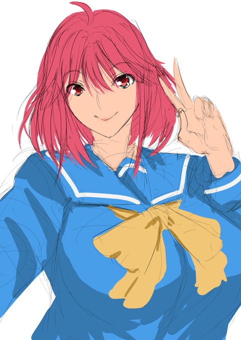 手癖でときメモ1,2のキャラを描いていくシリーズ
今回は朝比奈さん 