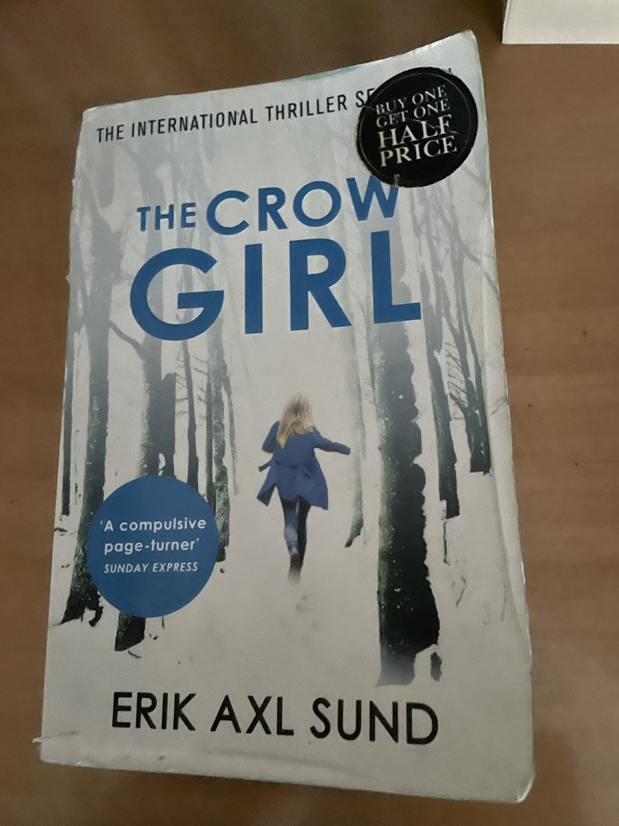 Certainly one of the best crime novels I’ve read in a long time. It was originally published in Sweden back in 2010 but I only got my hands on it now. I will  definitely not forget #TheCrowGirl ⭐️⭐️⭐️⭐️⭐️