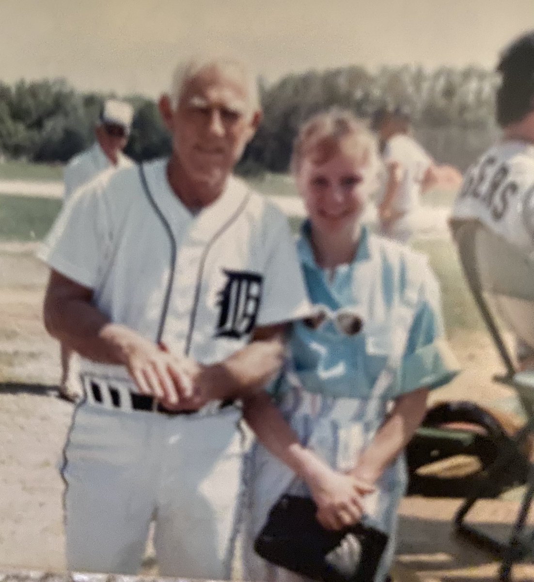 I am, in my heart of hearts, an @tigers fan. As Annie Savoy would say, I believe in the church of baseball. My grandpa Don introduced me to Sparky. ❤️. Best day ever. Happy Birthday Sparky.
