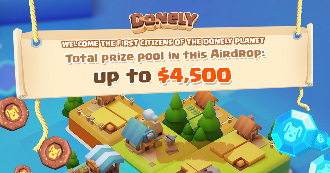 Donely_Life's tweet image. 🎀1050 winners🎀in this Airdrop!
⏰Time: Feb 23, 00:00 - Mar 23, 23:59 UTC

⭐️Win &amp;amp; Share $4500 worth of $DOB
🔹Top 50 winners: $50 in $DOB each
🔹1000 random winners will share $2,000 in $DOB

📝Details: gleam.io/6QyZx/airdrop-…