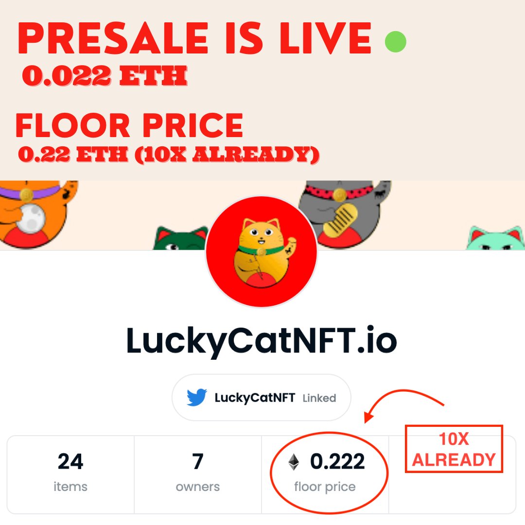 Lucky Cat NFT tweet media