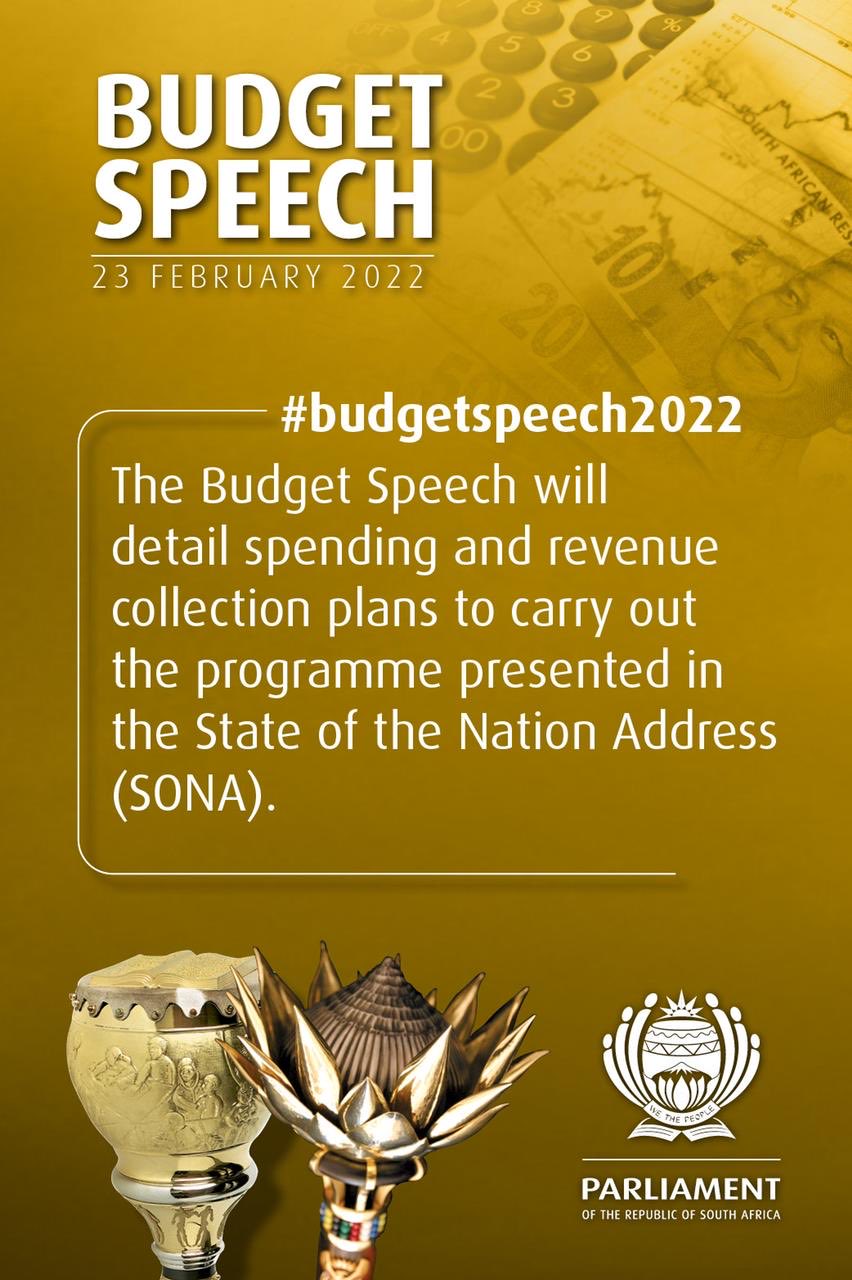Parliament of RSA on Twitter "The Budget Speech will be live at 14.00 on Parliament TV (DSTV