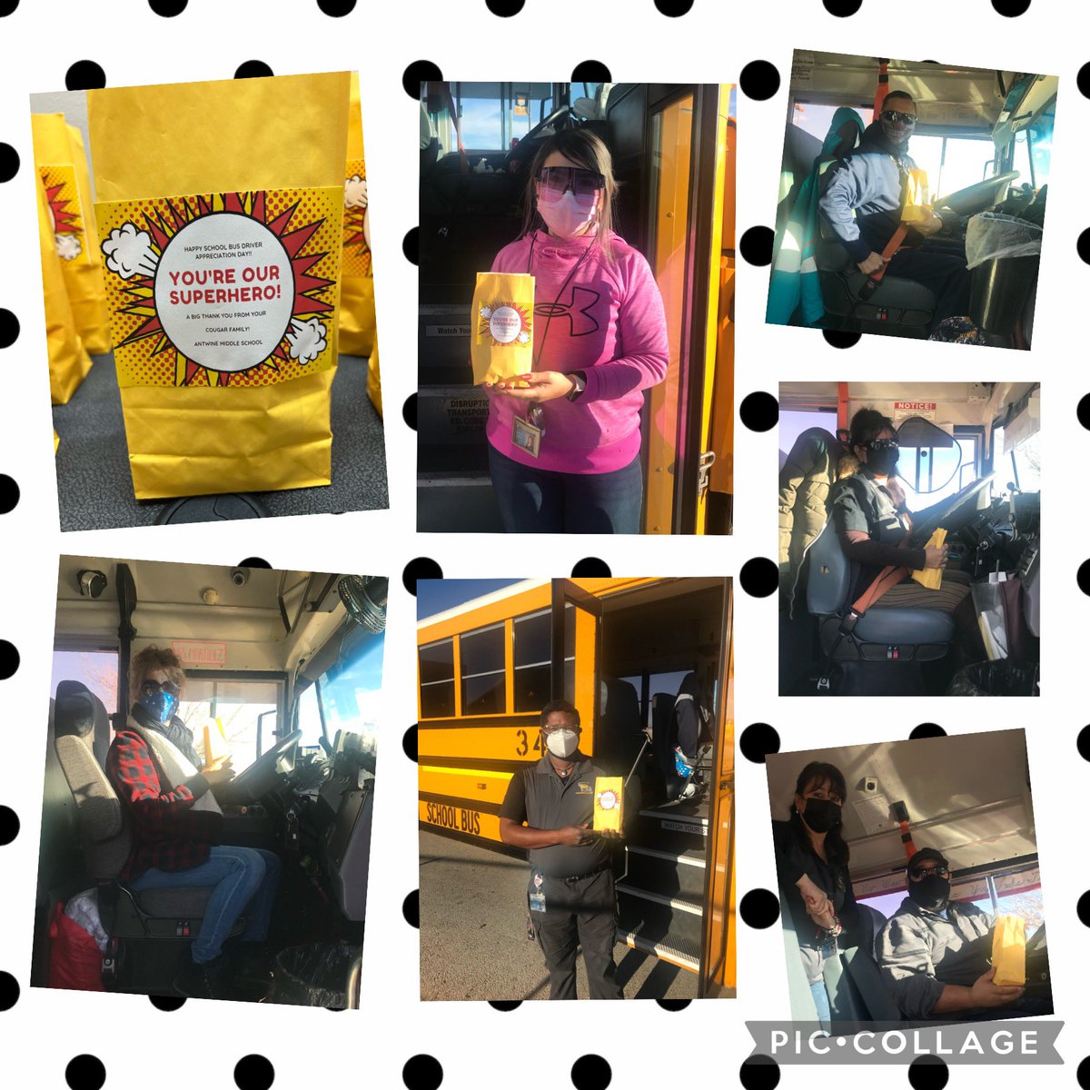 A little something for our bus 🚌 drivers that get our scholars to school safely everyday. Thank you for going the extra mile! #TeamSISD #ReigniteOurPurpose #SchoolBusDriverAppreciationDay