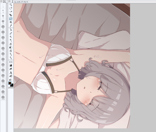 うむ、ほどよくエッチに描けている 