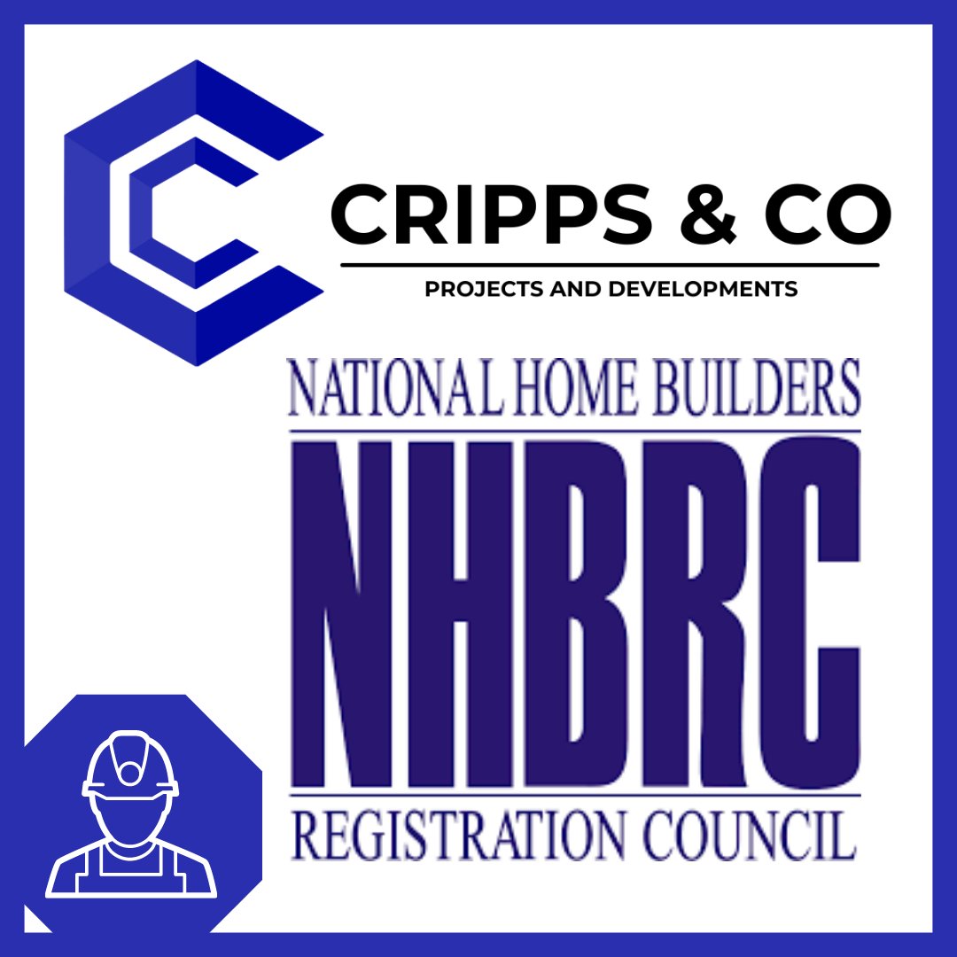 AlpineConstruc4's tweet image. Cripps&amp;amp;Co Projects are proudly registered with the NHBRC.
 
#brickwork #plasterwork  #construction #teamwork #crippsandcoprojects #newhome #buildingyourvisions #nhbrc #nationalhomebuildersregistrationcouncil