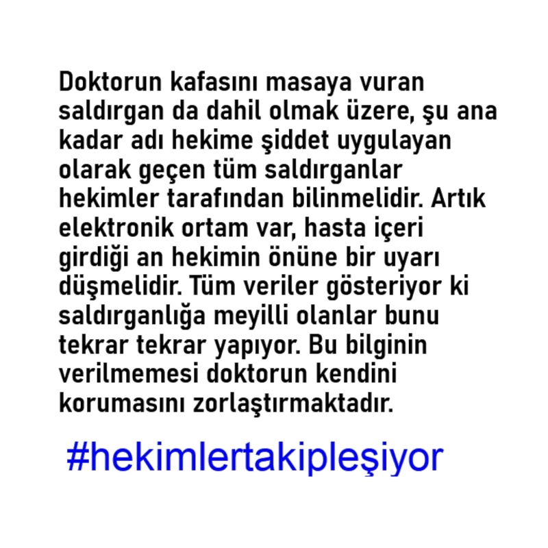 #hekimlertakipleşiyor  #drebruerginyalnızdegil