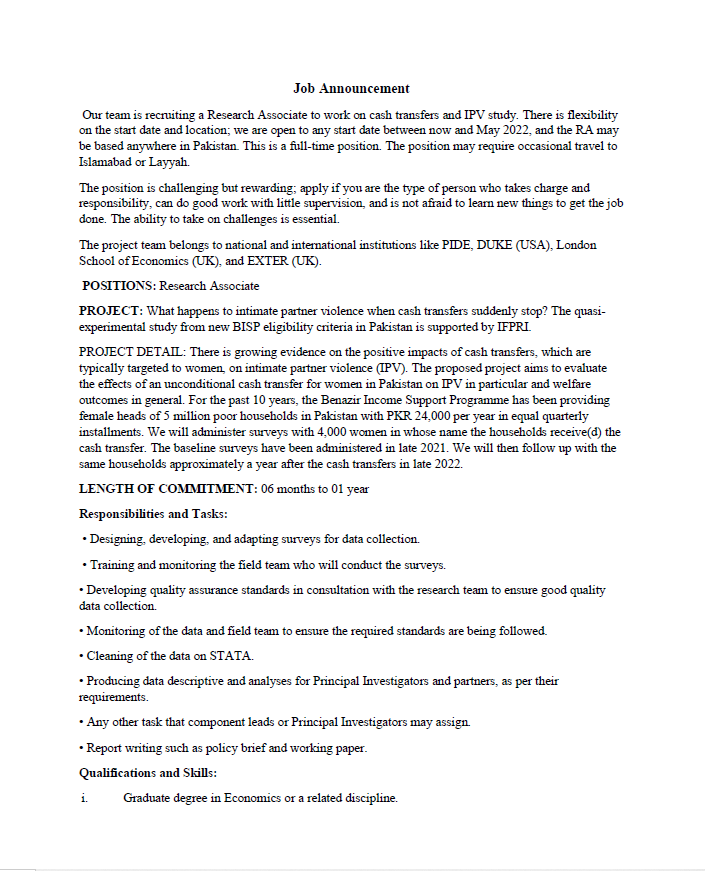 KateVyborny's tweet photo. Job opportunity! - Research Associate in Pakistan (remote work possible)  https://t.co/ArOoDjUCTS https://t.co/FqOlUxHa7z