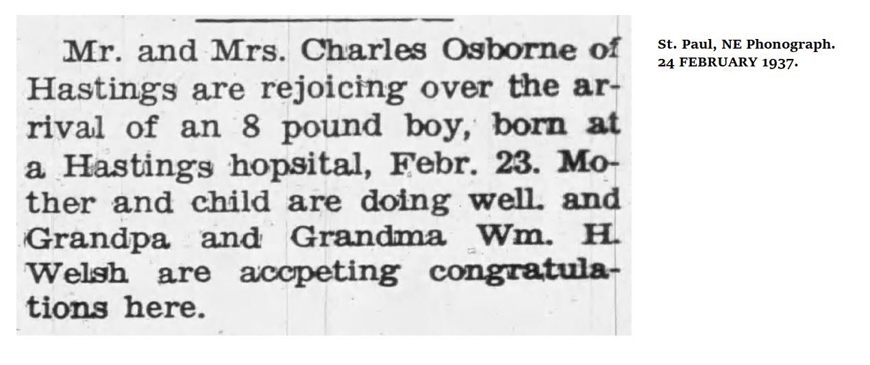 That 8 pound boy turned out ok. Happy birthday to Tom Osborne!!  