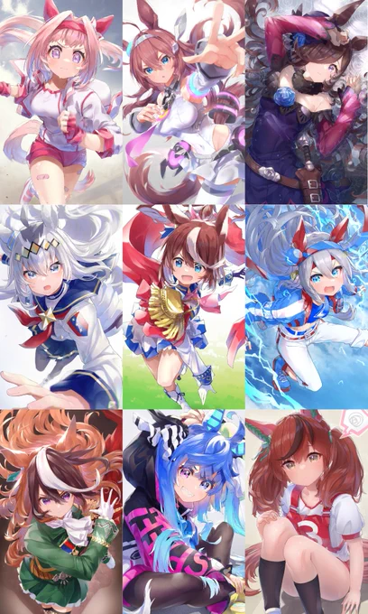 #ウマ娘 
明日はいよいよ一周年ですね!シナリオもイベントも楽しみです! 