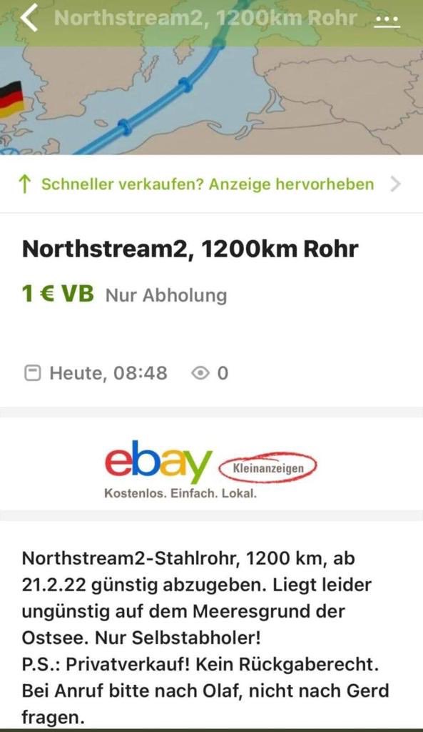 WouterZwart's tweet photo. Pijplijn te koop. Zelf ophalen. https://t.co/r1DjEJsmmk