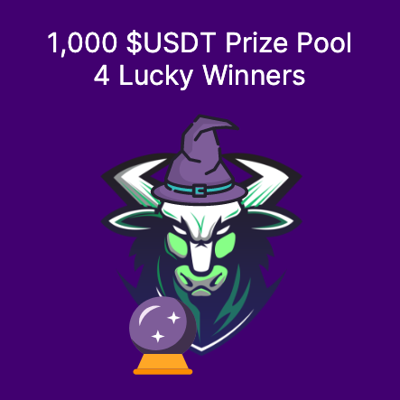 GreenBullApp's tweet photo. 1,000 $USDT, 5 lucky winners. Predict the price of #Bitcoin to earn $USDT on https://t.co/H9diV87H3S and to get a chance to win a share of 1,000 $USDT. https://t.co/7coCf7hdTK