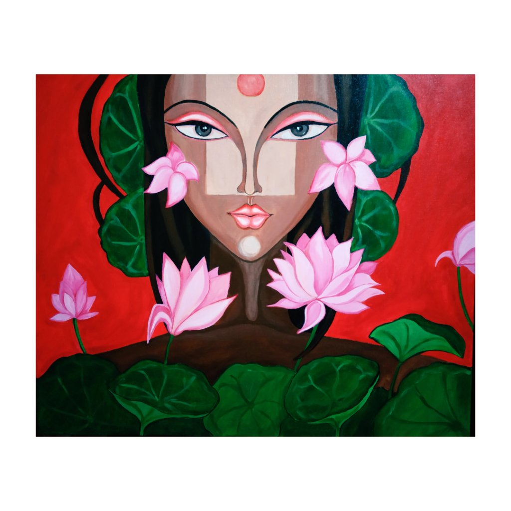 L0vingStranger's tweet photo. After a long time
পদুমী🙊
#acrylicpainting #acrylic 
Reference @Pinterest https://t.co/sfRXzt9zTz
