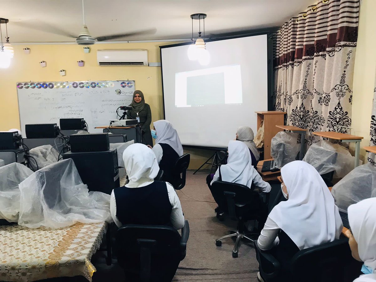 MercyHandsEU's tweet image. Yesterday, we started the first session of IT and #codingtraining in Al Kibassy School, the latest #school targeted by our project with @MercyHands and @CanadainIraq
We strongly encouraged the #girls to attend sessions to learn new skills that will be valuable for their future!