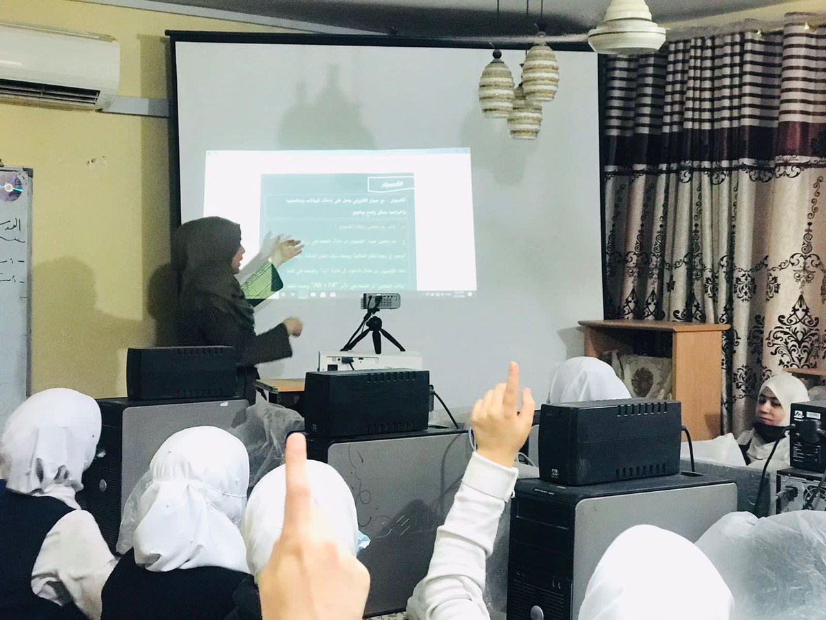 MercyHandsEU's tweet image. Yesterday, we started the first session of IT and #codingtraining in Al Kibassy School, the latest #school targeted by our project with @MercyHands and @CanadainIraq
We strongly encouraged the #girls to attend sessions to learn new skills that will be valuable for their future!