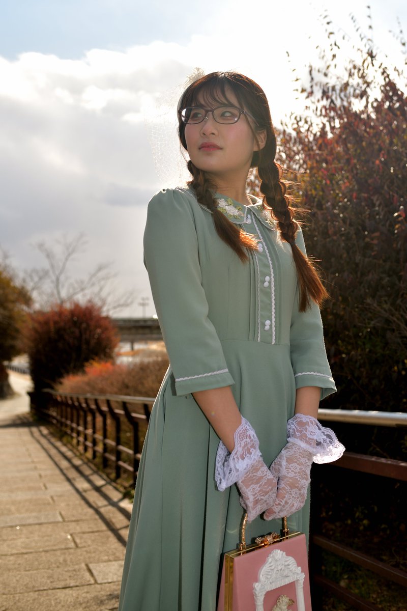 uraegu's tweet photo. 2022/2/23 PARTE PORTE撮影会
＠祇園四条周辺
＃PARTEPORTE ＃ぱるぽる #KUREHA

レトロ衣装での撮影会でした。
ワンピースかわいかったー😊 https://t.co/g7Z3GKHPZD
