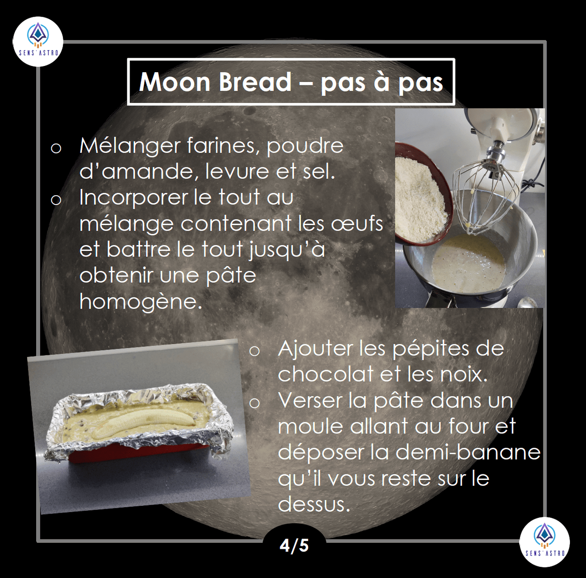 SensAstro31's tweet photo. Quelques étapes très simples à réaliser! Si vous n'avez pas de robot ou de batteur, des bras forts peuvent aussi faire l'affaire avec un bon fouet :) #MoonBread https://t.co/O49tbLHkyh