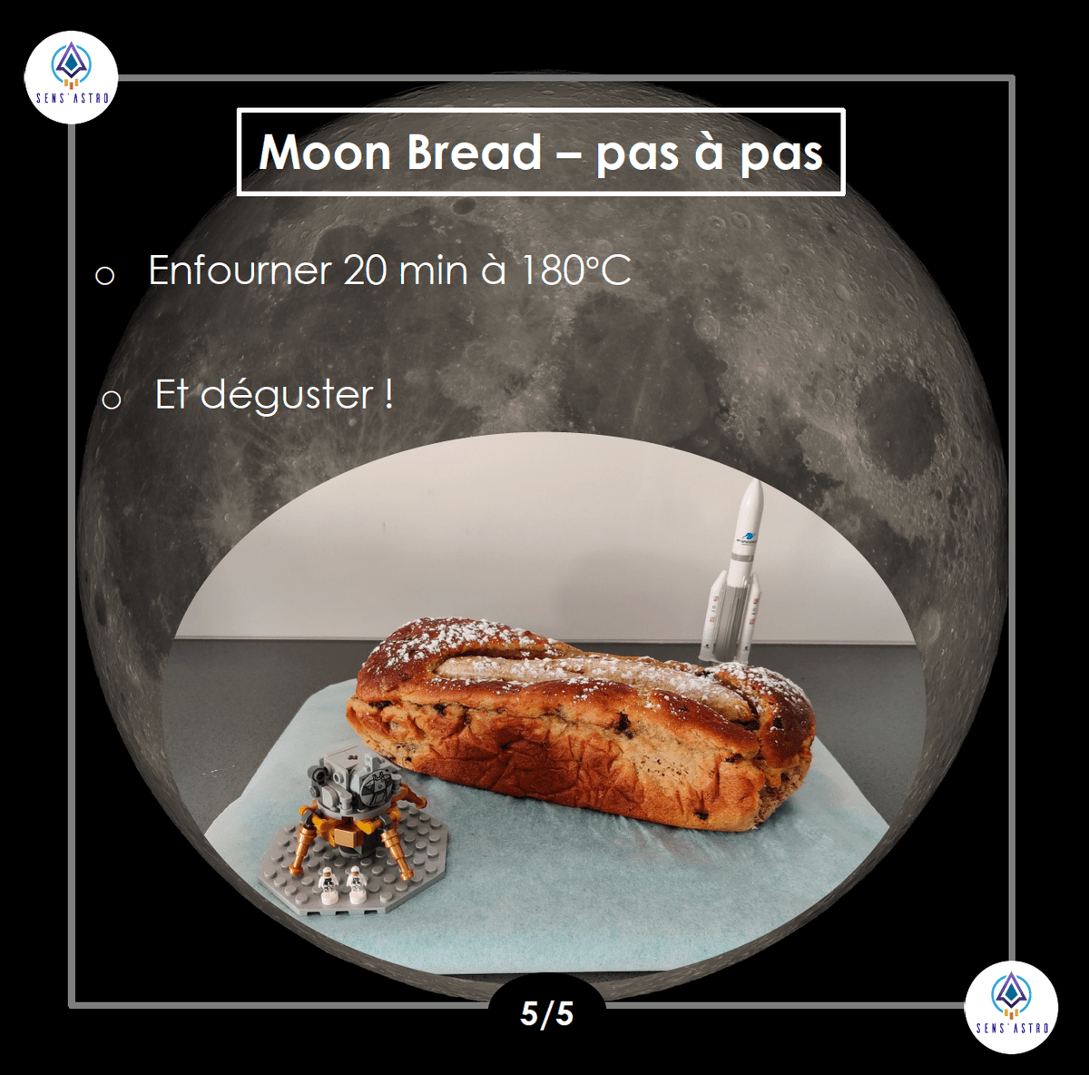 SensAstro31's tweet photo. Quelques étapes très simples à réaliser! Si vous n'avez pas de robot ou de batteur, des bras forts peuvent aussi faire l'affaire avec un bon fouet :) #MoonBread https://t.co/O49tbLHkyh