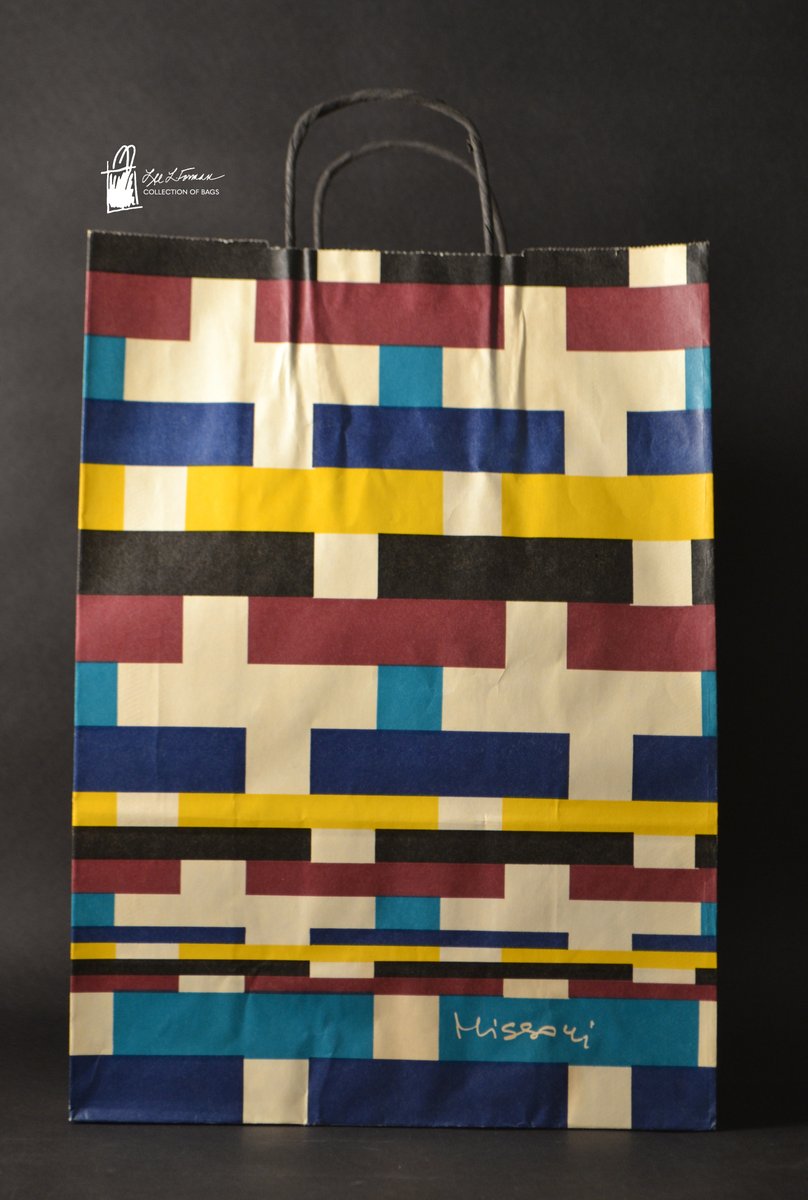 54/365: Milan Fashion Week has started so we're bringing you this Bloomingdale's bag featuring a Missoni pattern reminiscent of the Italian fashion house's colorful knitwear designs. The first Missoni collection was presented in Milan in 1958.