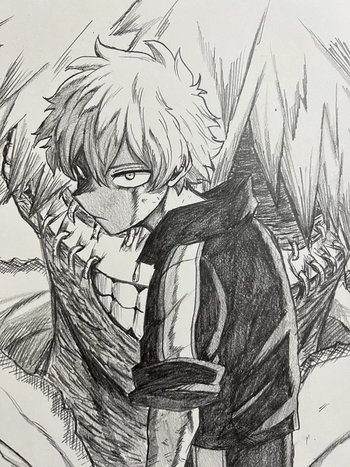 火の不始末...
#ヒロアカ #僕のヒーローアカデミア 
#heroaca_a #MHA #荼毘 